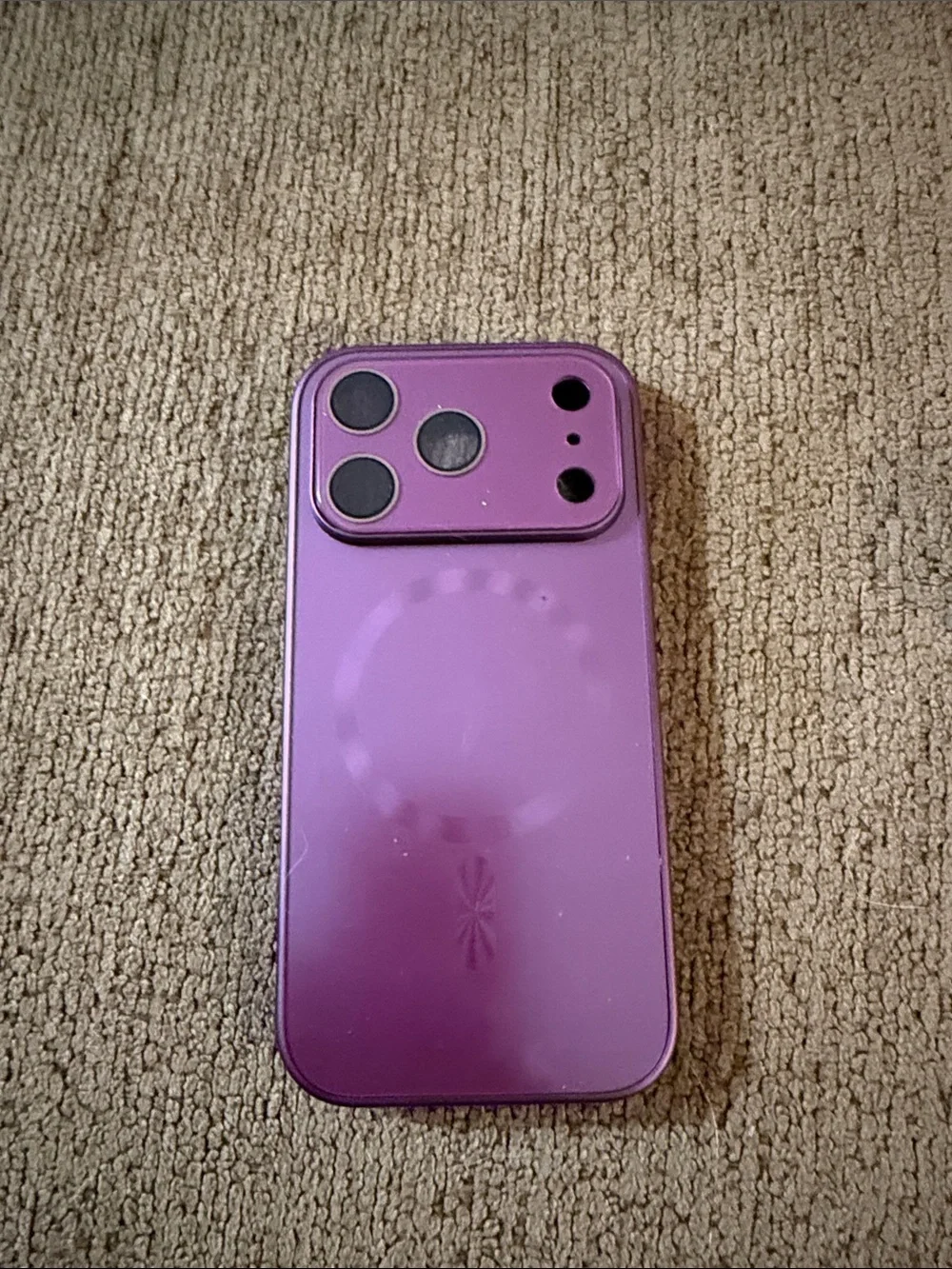 Purple Phone Case with MagSaf pop socket